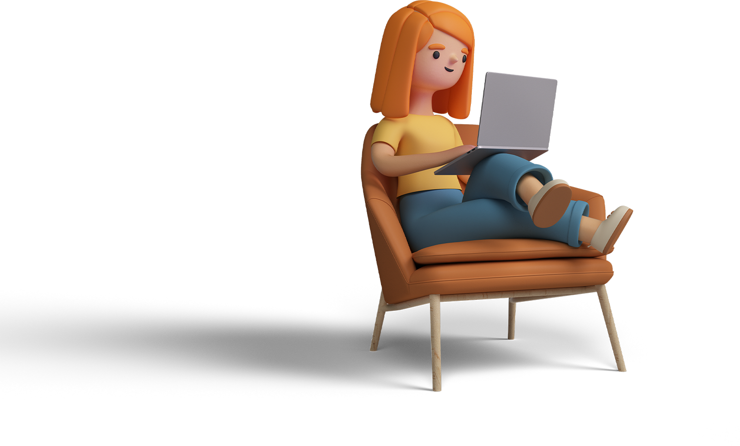 trader on laptop